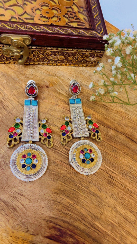 Nimrat Silver Earring