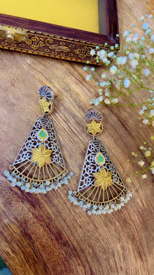 Vedangi Silver Earring