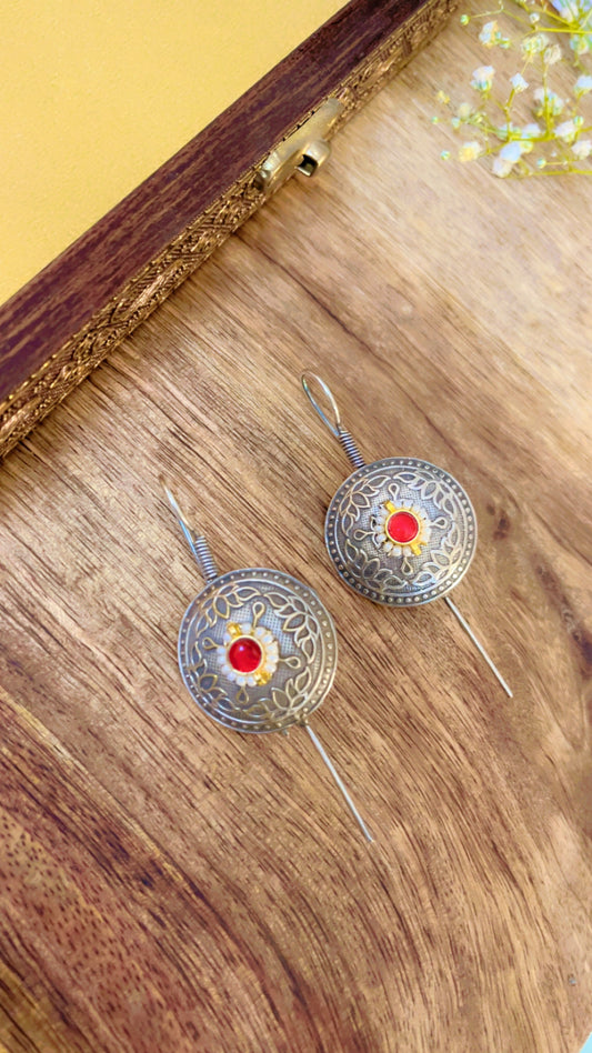Pink Tisha Pin Earring