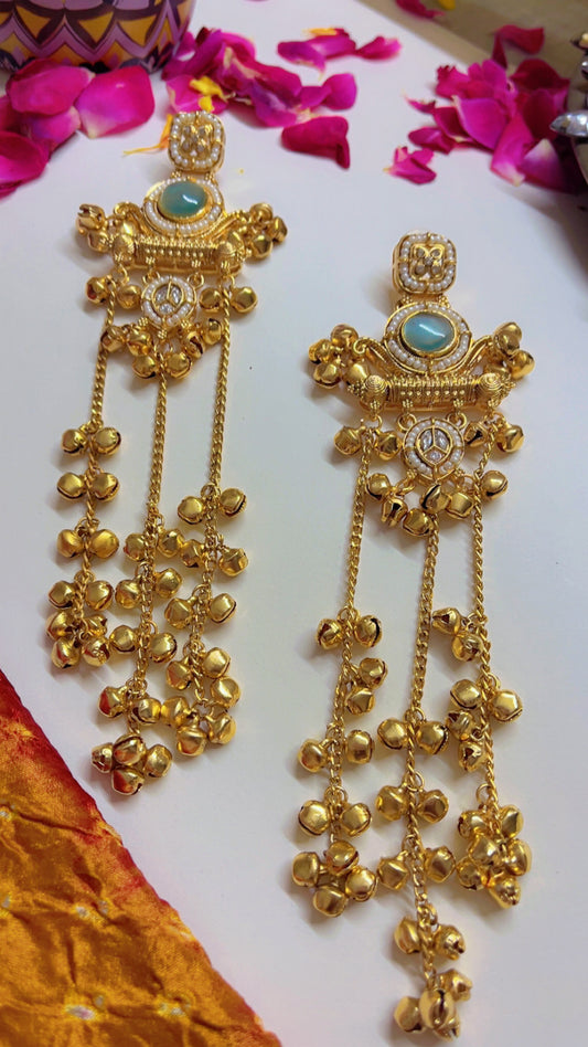 Mint Trishika Kashmiri Earring